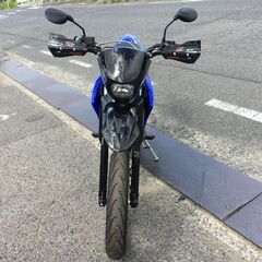 福山市 瀬戸町 ヤマハ XT125X 低走行5545km 吹け上がり良好 セル/キック付き 快速モタード タイヤバリ山 通勤 通学 カスタムベースにも の画像
