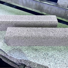 擬石縁石　車止め　（地先加工） ガーデン　外構　OGSの画像