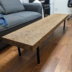 IKEA SINNERLIGコルクコーヒーテーブルの画像