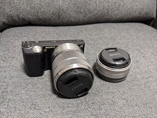SONY NEX 5カメラ本体とレンズ2個