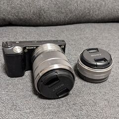 SONY NEX 5カメラ本体とレンズ2個