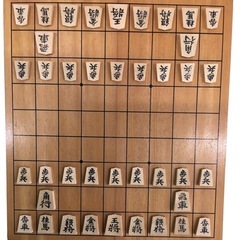 Do-030将棋盤・将棋駒セット　木製折りたたみ盤　木製駒 