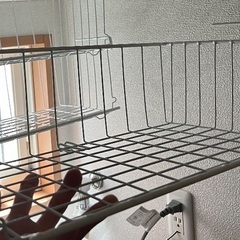 ＜終了＞ナフコ？の連結できるスチールカゴ