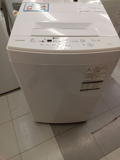 ★ジモティ割あり★ TOSHIBA  洗濯機 18年製 4.5kg  動作確認／クリーニング済み TC905