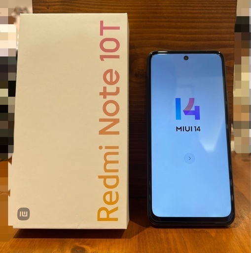 【お渡し済み】ソフトバンク Redmi Note 10T Azure Black