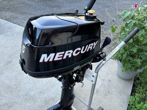マーキュリー 5馬力 4スト S足 美品 ▪️船外機ヤマハトーハツスズキ