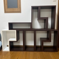 値下げ‼️部屋に合わせて組合せて使えるオシャレ棚‼️８点セット