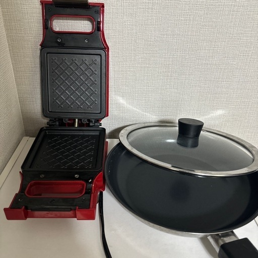 IKEAのフライパン\u0026ホットサンドメーカー