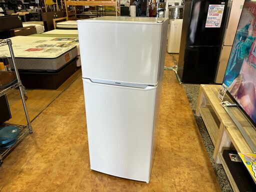 ✨安心の除菌洗浄済✨Haier 2022年製 130L 2ドア冷蔵庫 JR-N130B【愛市IR016944-104】
