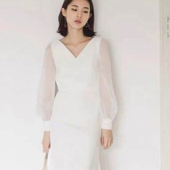 結婚式2次会花嫁　2次会ドレス　　の画像