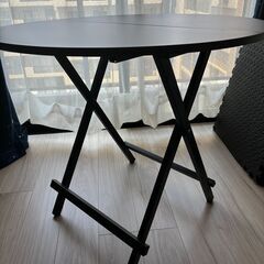 折りたたみ 丸テーブルの画像