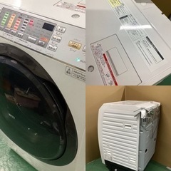 【中古美品】パナソニック　ドラム式洗濯乾燥機/NA-VX3800L/10kg/クリスタルホワイト　2017年製　◆直接引き取り限定◆の画像