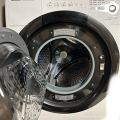 シャープ SHARP ES-S7F-WL(ess7f) 洗濯機 ドラム式洗濯乾燥機 左開き 洗濯7kg/乾燥3.5kg 