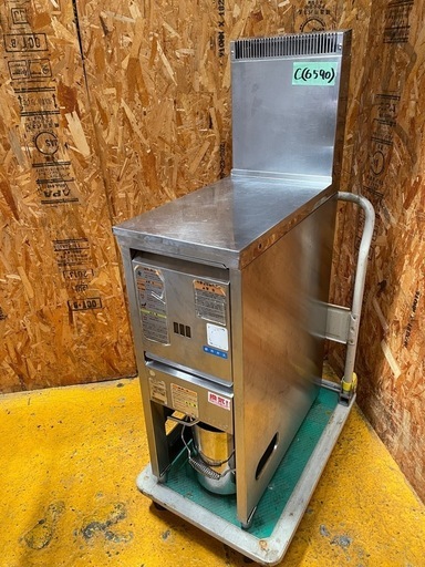 C(6590)タニコー ガスフライヤー NB-TGFL-C30 都市ガス 13A 2015年製 W310D600H1150BG360mm 直接引き取り歓迎 大阪