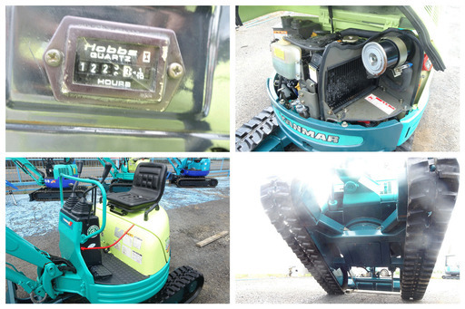 ヤンマー～YANMAR:VIO10-1 中古油圧ショベル(建設機械)◆1t （走行2速）倍速//ガチャック仕様（ミニユンボ）