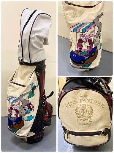 中古ゴルフセット　刺繍キャディーバック付き