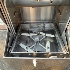 【動確済み】2017年 サニジェット 業務用 自動食器洗浄機 SD-64EA6 三相 200V 60Hz 600×600×1250 食洗機 業務用食洗機 大阪発の画像