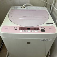 SHARP 2018年製 洗濯機