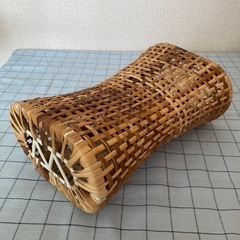 【レトロ】籐のまくらの画像