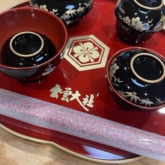 出雲大社　
お食い初め　祝い膳　歯固め石　お膳セット