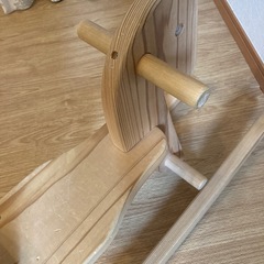 木馬　　木製おもちゃの画像