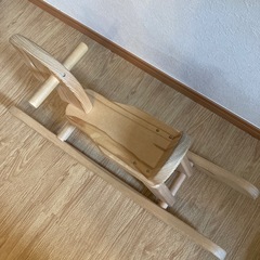 木馬　　木製おもちゃの画像