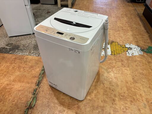 【愛品館 市原店】SHARP　2021年製　6.0Kg洗濯機　ES-GE6E-T　 【愛市I4S032754-104】