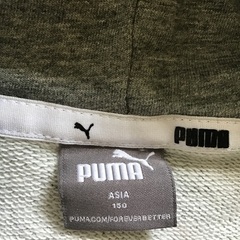 プーマ　パーカー　グレーの画像