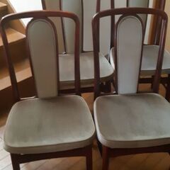 かりもく工房のダイニングチェアー　4脚
