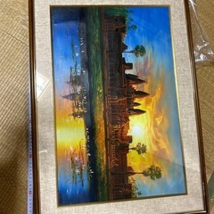 アンコールワット絵画