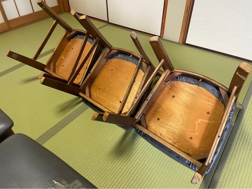 karimoku / カリモク ダイニングチェア4脚　レトロ