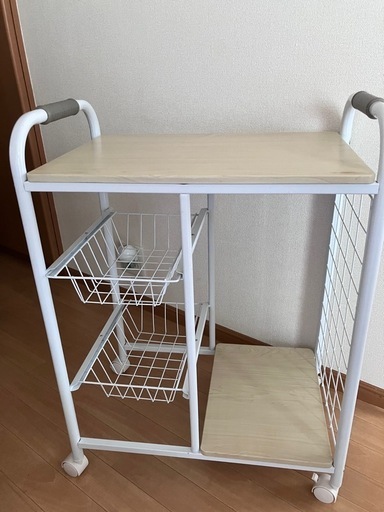 【譲渡先決まりました】山善　キッチンワゴン