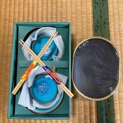 【新品未使用】お椀、お箸、小付、小トレー