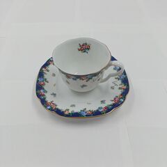 【保留】KENZO　食器　カップ＆ソーサー　青　花柄