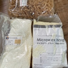 キャンドル・サシェ作りに。ソイワックス、蜜蝋、モールドセットの画像