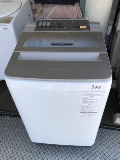 NO 348  福岡市内配送設置無料✨　パナソニック Panasonic 全自動洗濯機 （9.0kg） 即効泡洗浄 エコナビ シャンパン NA-FA90H3-N