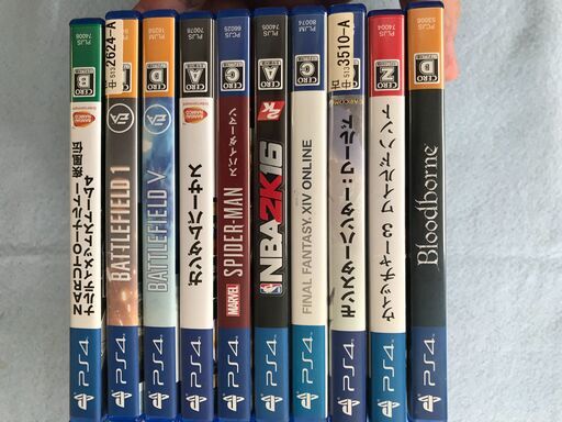 PS4 ソフト 10タイトルまとめました 裏面確認ダメージ傷なしです