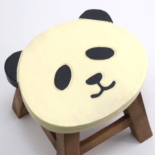 【数量限定価格】木製スツール パンダスツール インテリア雑貨 おしゃれ かわいい 子ども こども ベビーチェア ミニスツール 花台 玄関椅子 tc860054