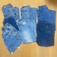 【8点まとめ売り】ジーンズ　デニム　レディース