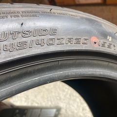FALKEN 245/40ZR20 2本 外減りあり 245/40/20 溝あり夏タイヤの画像
