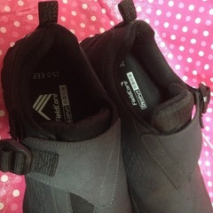 ワークマン　防水シューズ　抗菌防臭　ブラック　25センチ　
の画像