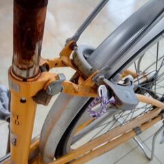 ★ジモティ割あり★  自転車 ２６インチ 黄色 クリーニング済み OJ5192の画像