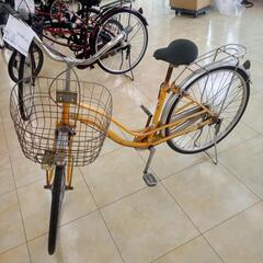 ★ジモティ割あり★  自転車 ２６インチ 黄色 クリーニング済み...