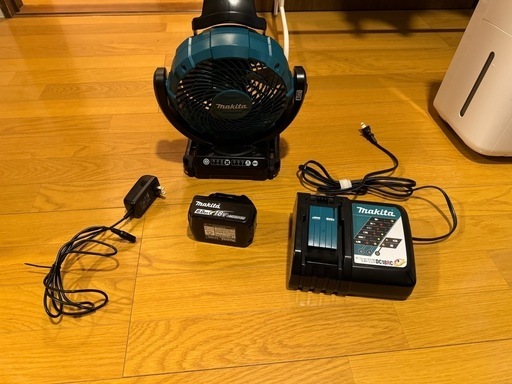 マキタ　18Vバッテリー　ファン