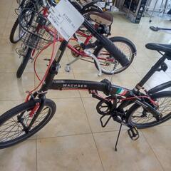 ★ジモティ割あり★  折り畳み自転車 ２0インチ 黒 クリーニン...