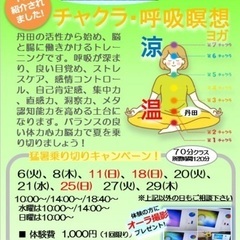 チャクラは健康ですか?呼吸は?自分を静かに眺める時間を持ちませんか?