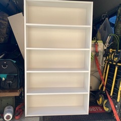 コミック、文庫本ラック5段　白