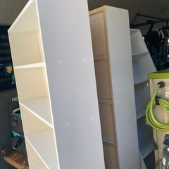 コミック、文庫本ラック5段　白の画像