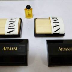 【　未使用保管品　】アルマーニ　ソープセット　AR-50　ソープ　100g2個　オードトワレ5ml1本　フランス製　石けん 香水　石鹸　ARMANIの画像