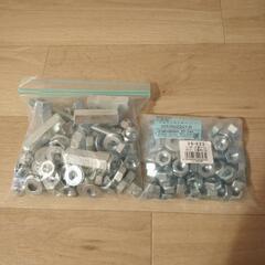 DIY  全ネジ棒　六角ナット　丸座金の画像